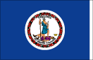 virginia map logo - Virginia state flag