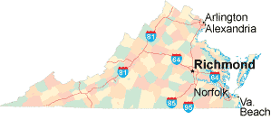 virginia map